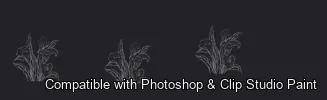 Bloom Craft brush 10 of 40 — Photoshop & Clip Studio Paint .abr preview