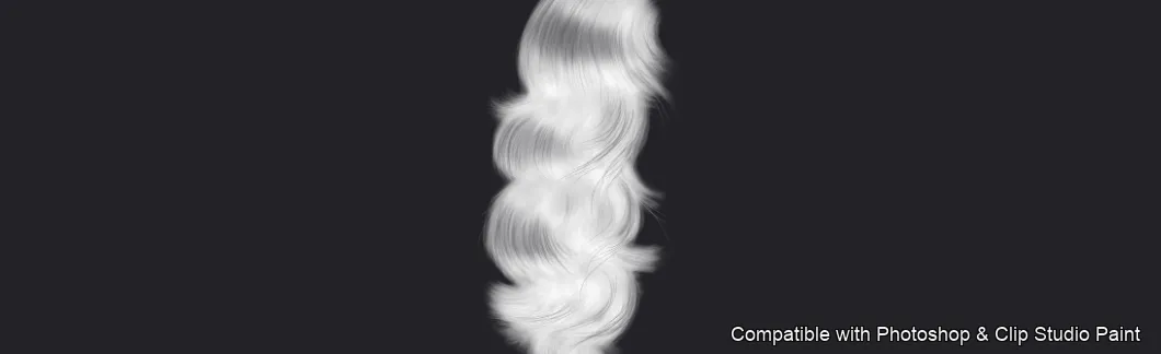 Braid Studio brush 17 of 33 — Photoshop & Clip Studio Paint .abr preview