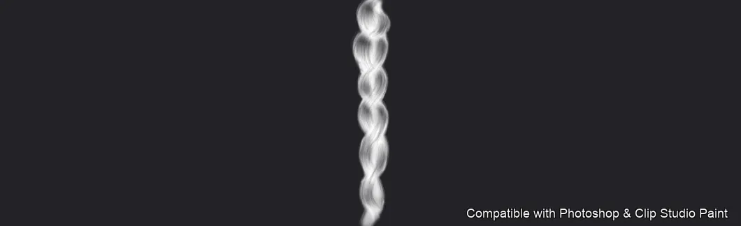Braid Studio brush 23 of 33 — Photoshop & Clip Studio Paint .abr preview