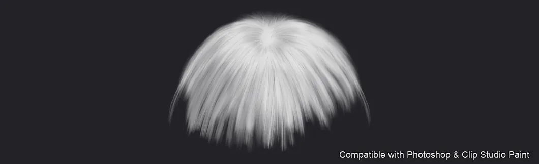 Braid Studio brush 33 of 33 — Photoshop & Clip Studio Paint .abr preview