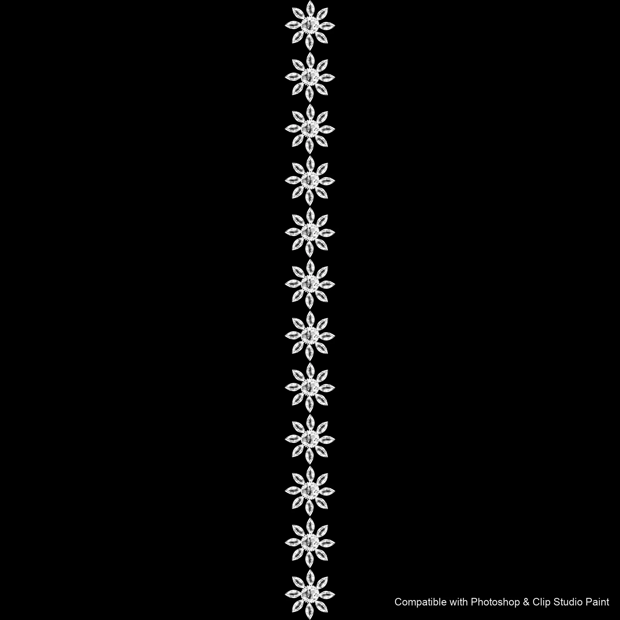 Bridal Trims brush 20 of 38 — Photoshop & Clip Studio Paint .abr preview