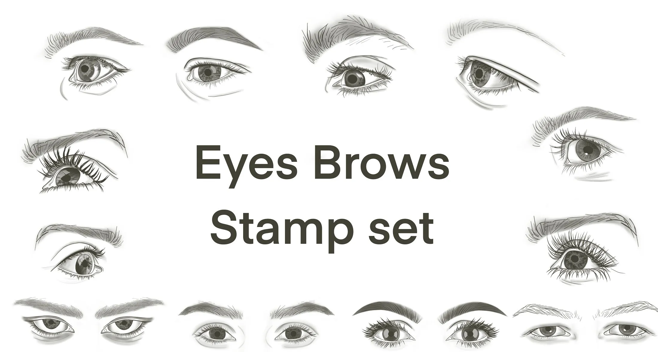 Brows Procreate brush collection