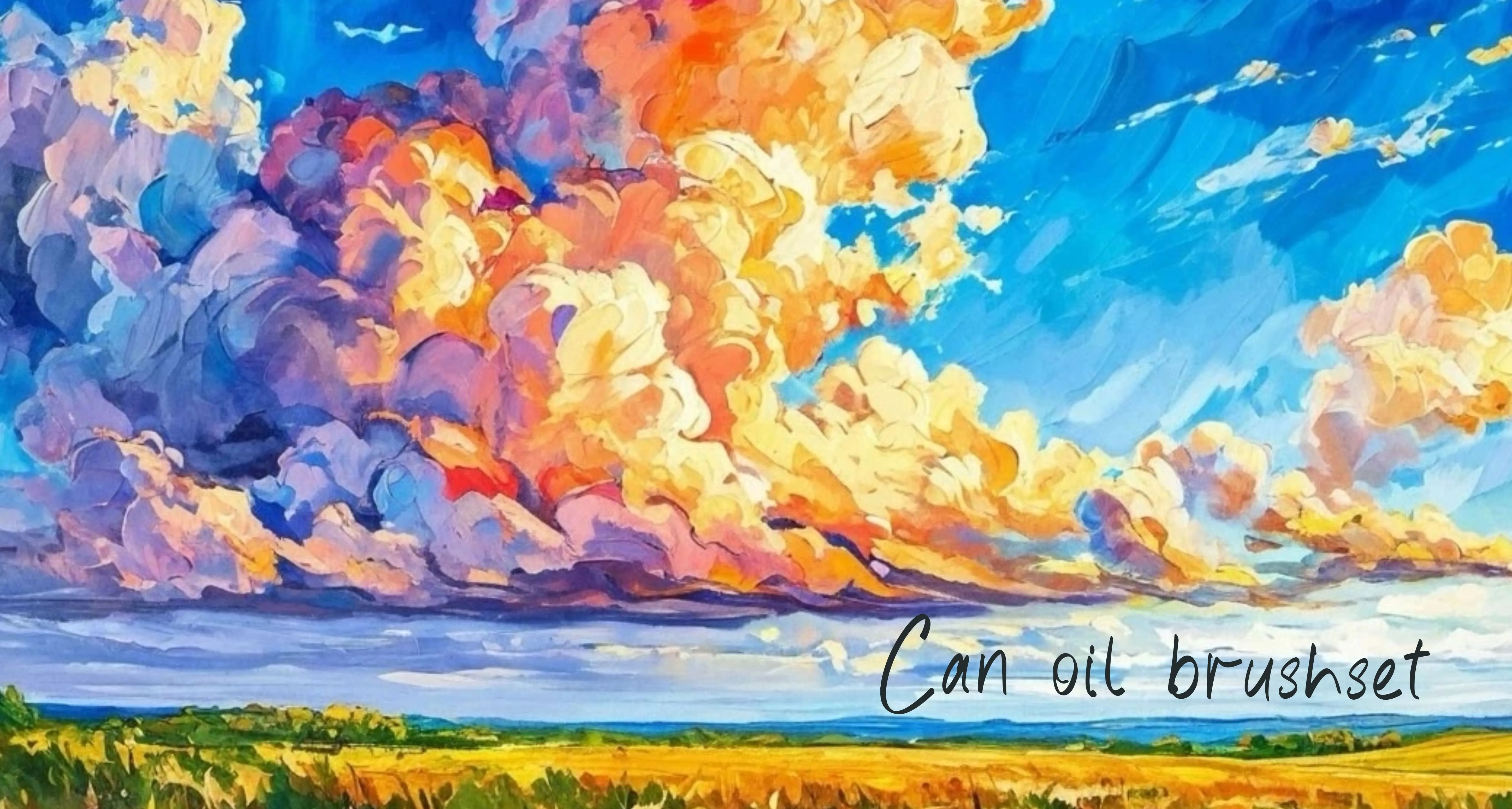 Can Oil Procreate brush set — 71 brushes, oil & texture