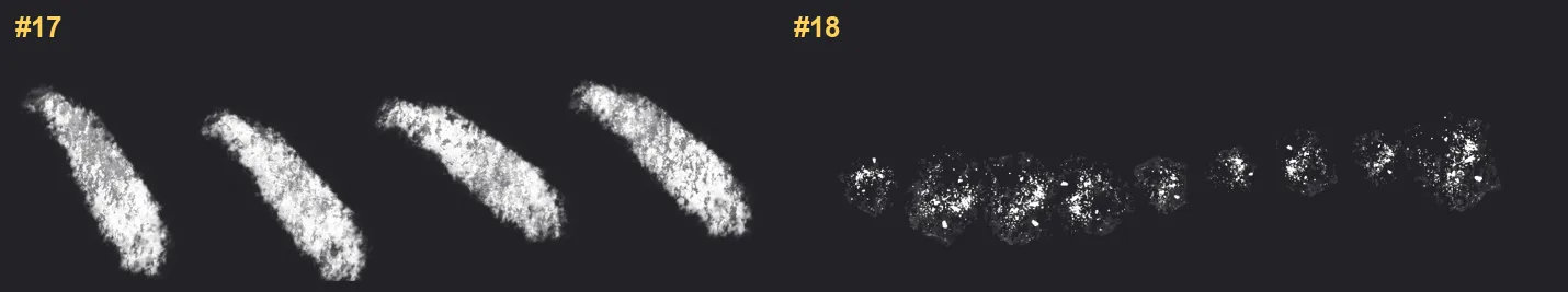 Chalk Board Procreate brushes overview sheet 2