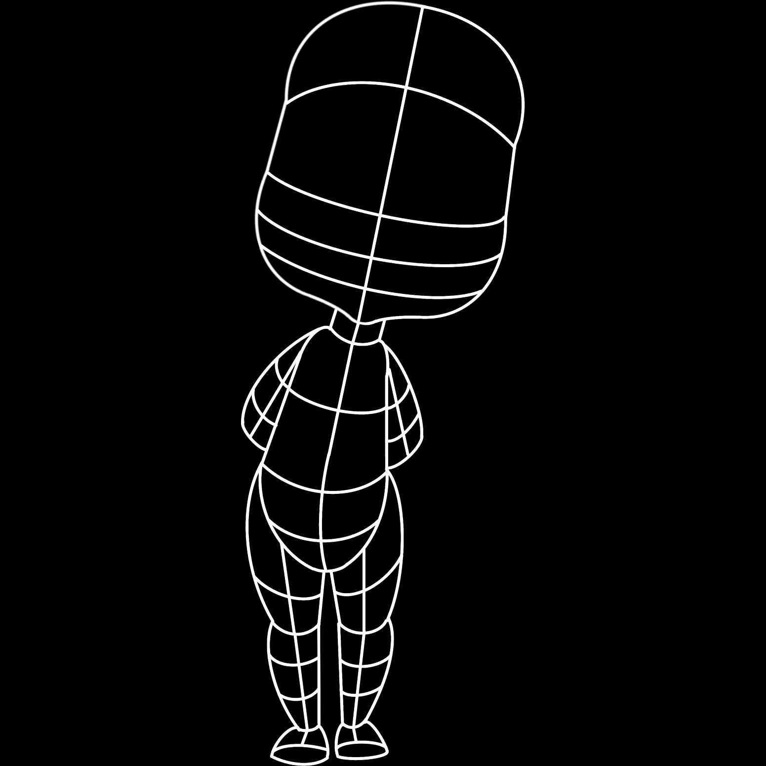 Chibi Character brush 16 of 50 — Procreate stamp preview