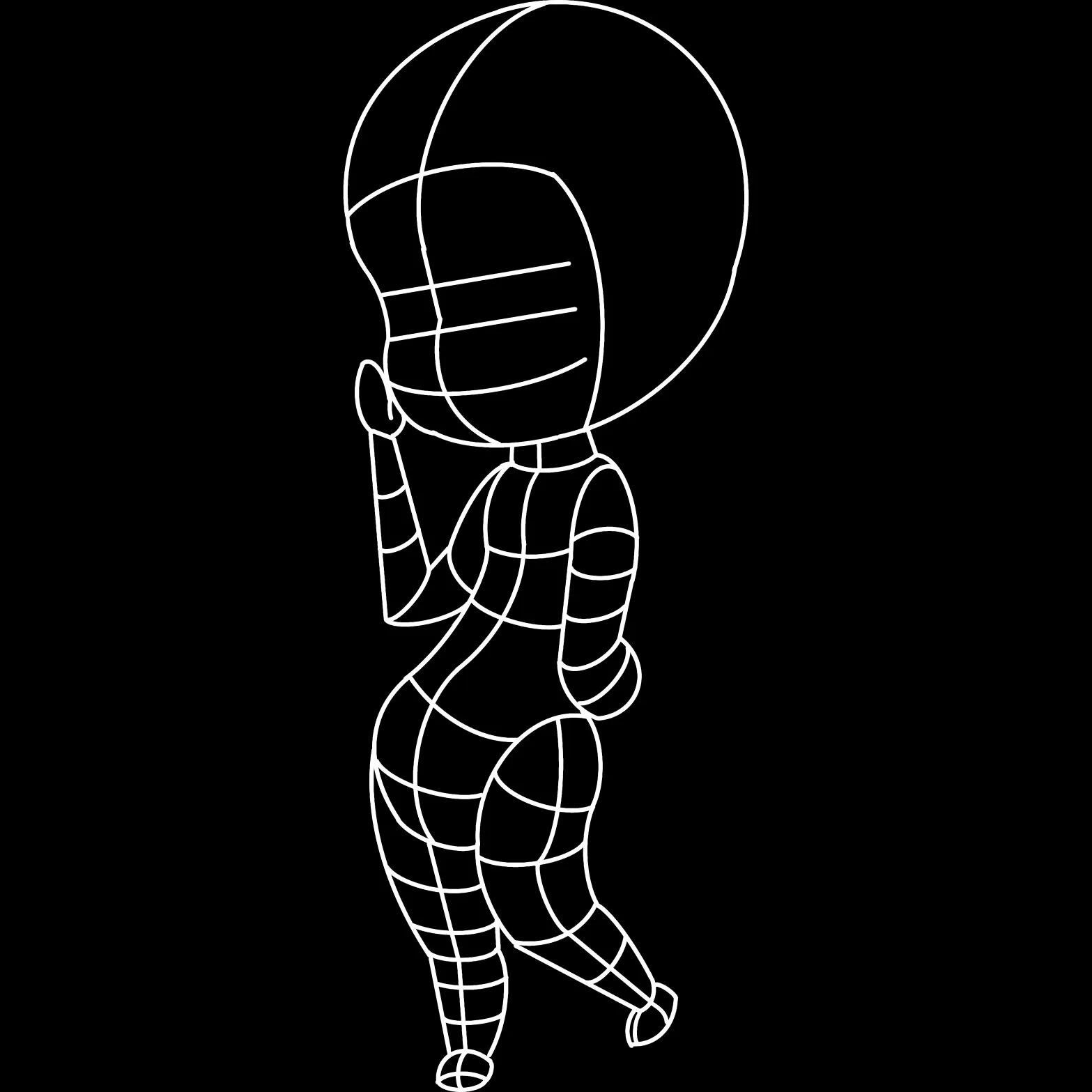 Chibi Character brush 20 of 50 — Procreate stamp preview