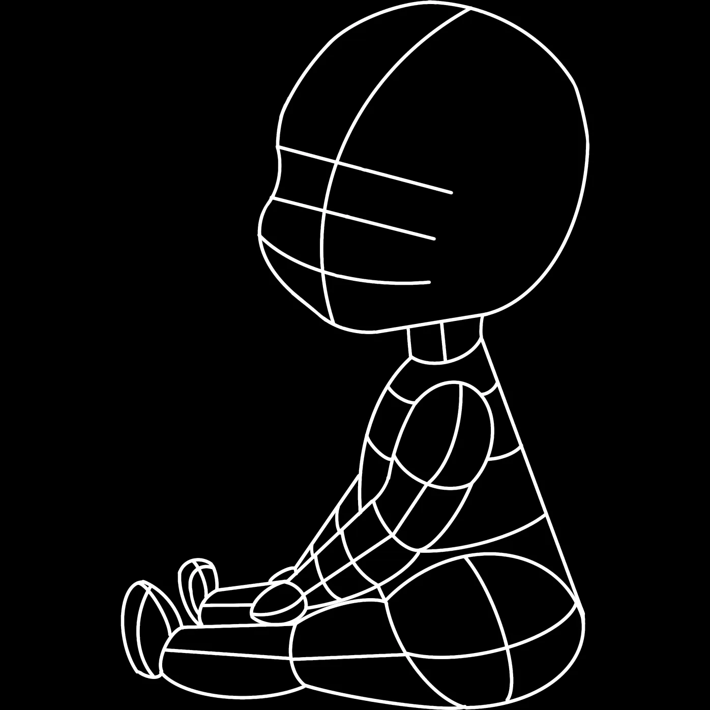 Chibi Character brush 24 of 50 — Procreate stamp preview
