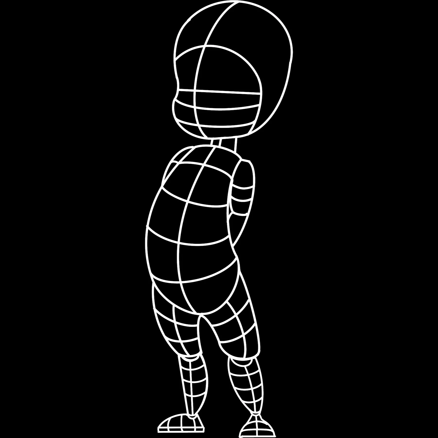 Chibi Character brush 26 of 50 — Procreate stamp preview