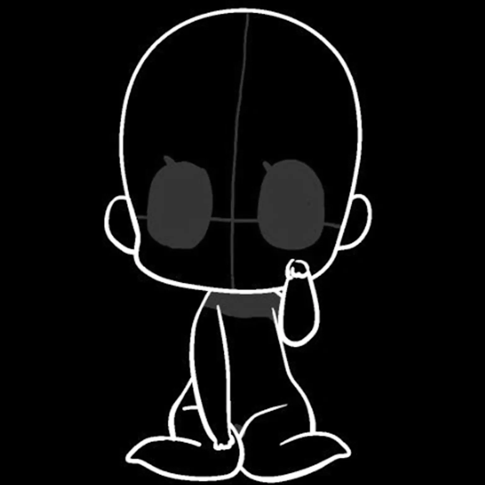 Chibi Form Kit brush 22 of 54 — Procreate stamp preview