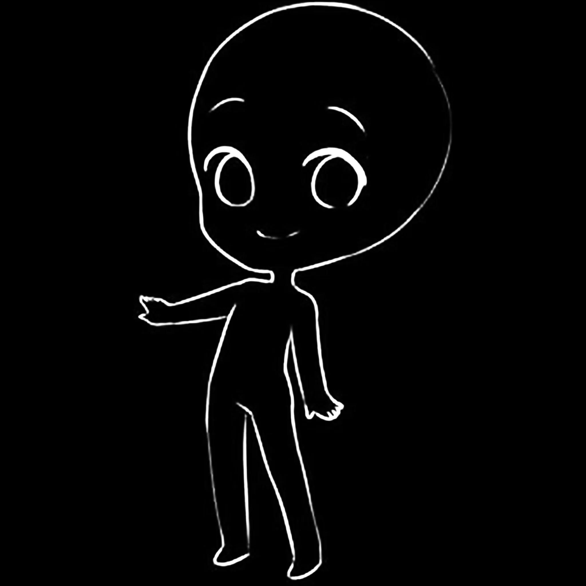 Chibi Form Kit brush 37 of 54 — Procreate stamp preview