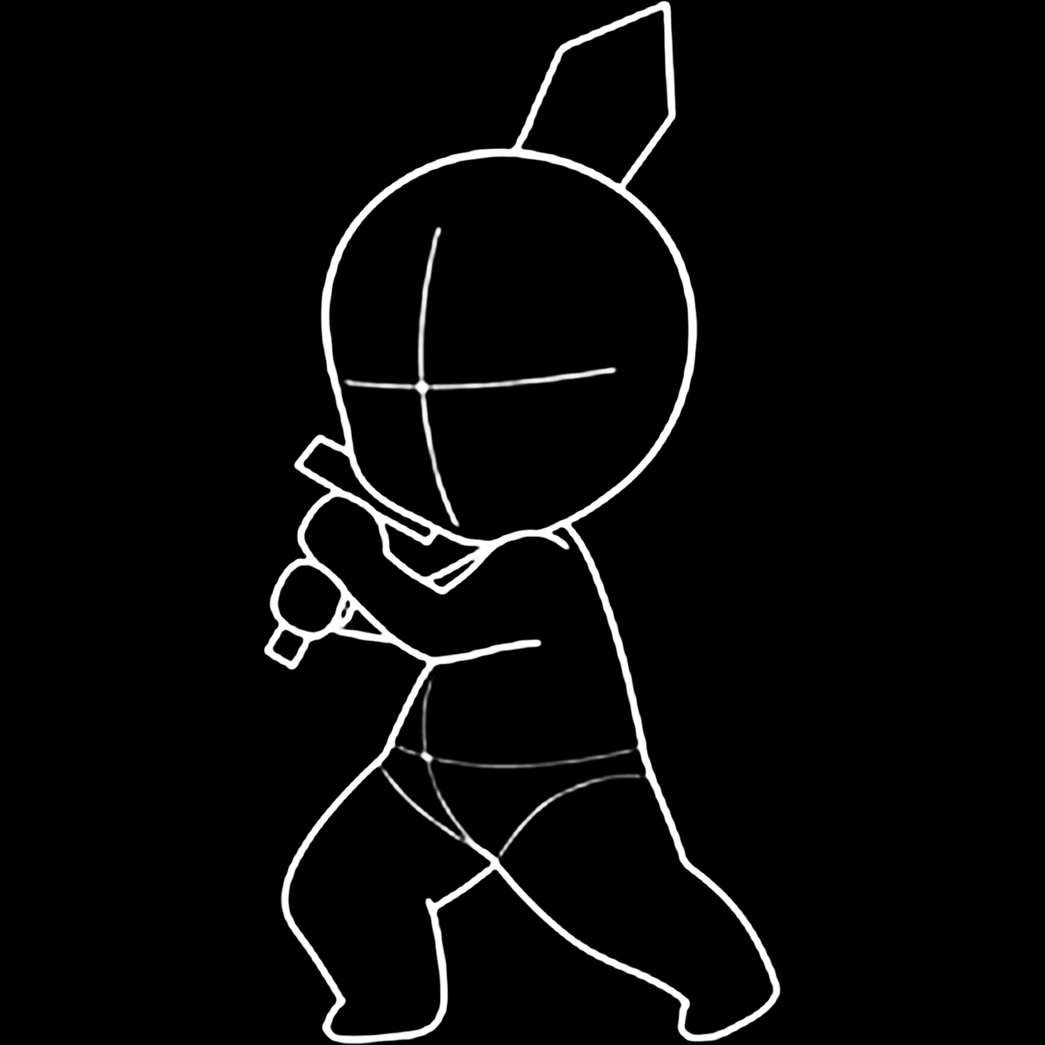 Chibi Form Kit brush 43 of 54 — Procreate stamp preview