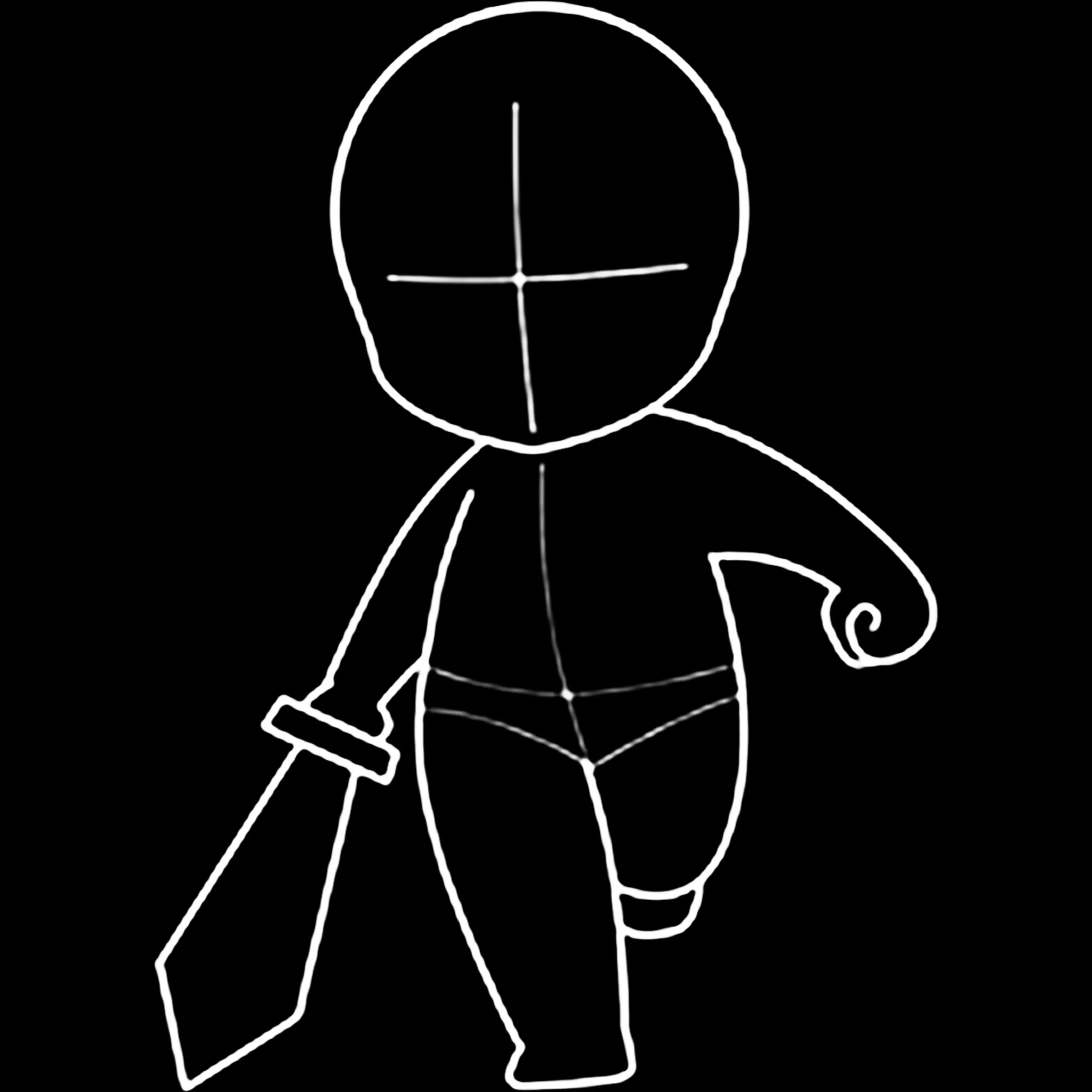 Chibi Form Kit brush 44 of 54 — Procreate stamp preview
