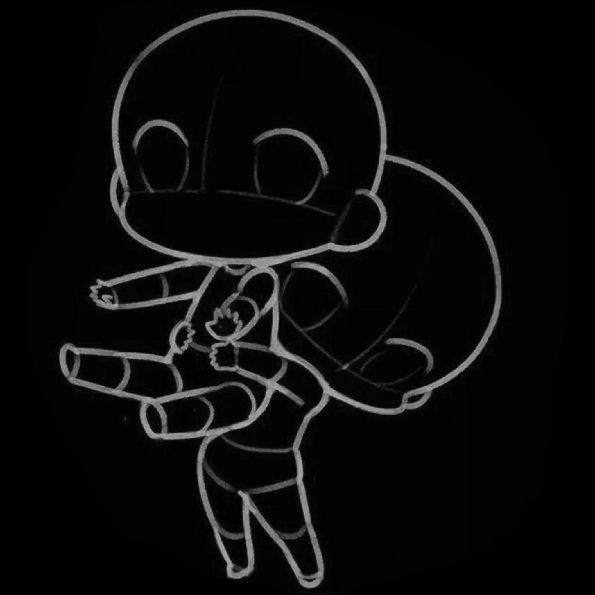 Chibi Form Kit brush 50 of 54 — Procreate stamp preview