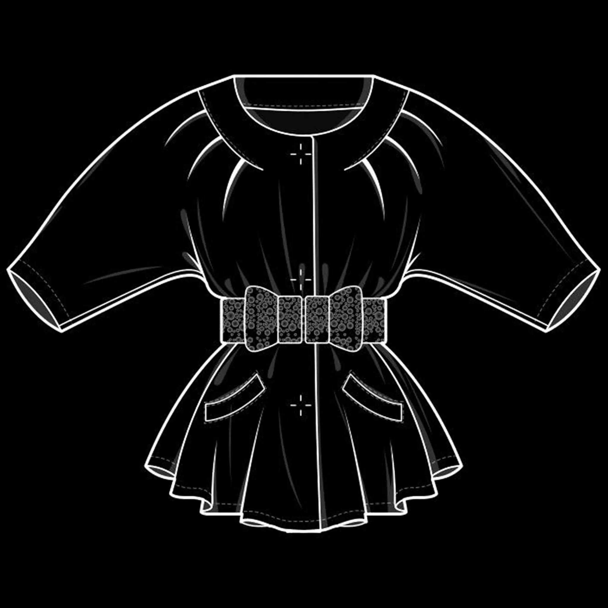Clothing Line brush 29 of 60 — Procreate stamp preview
