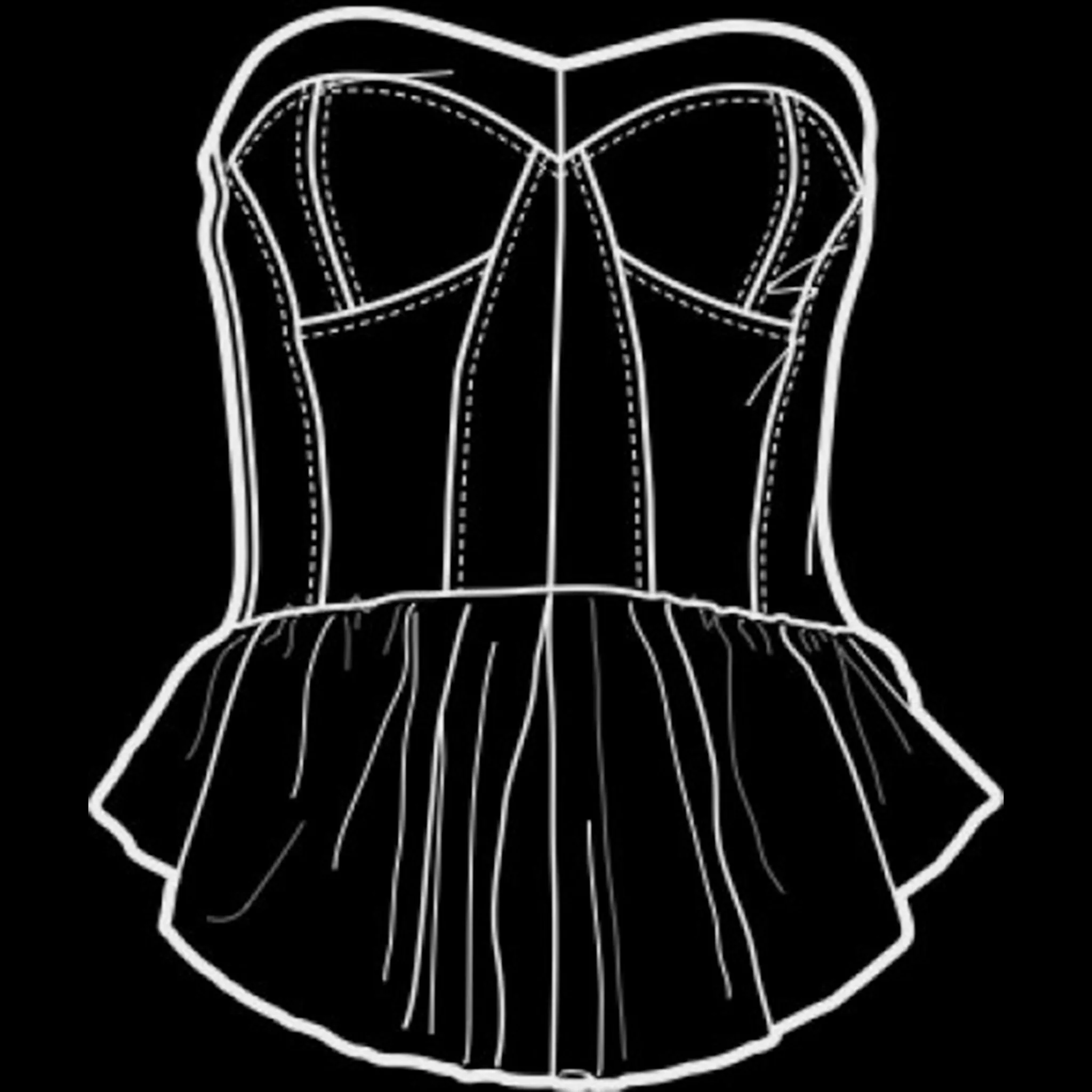 Clothing Line brush 32 of 60 — Procreate stamp preview