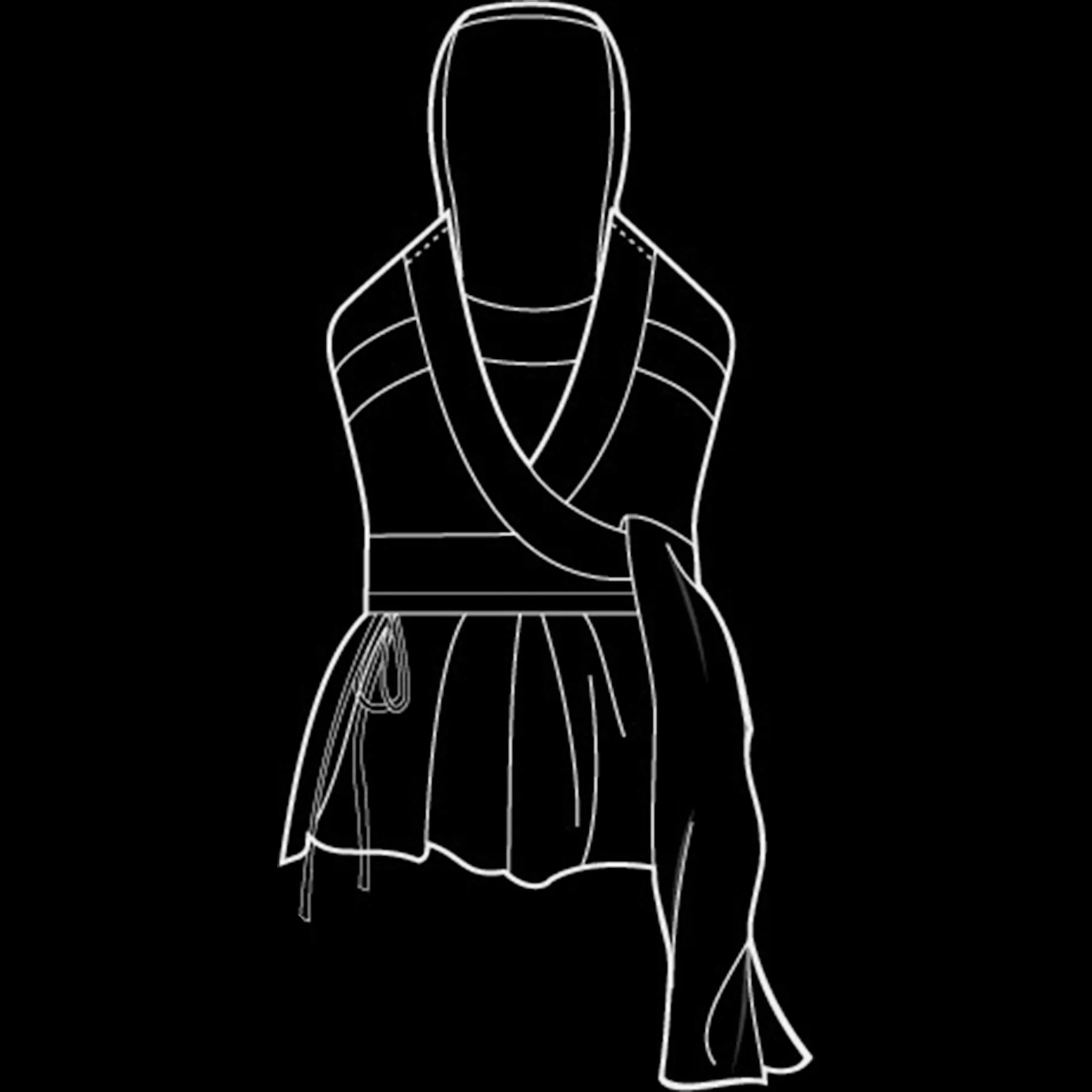 Clothing Line brush 37 of 60 — Procreate stamp preview