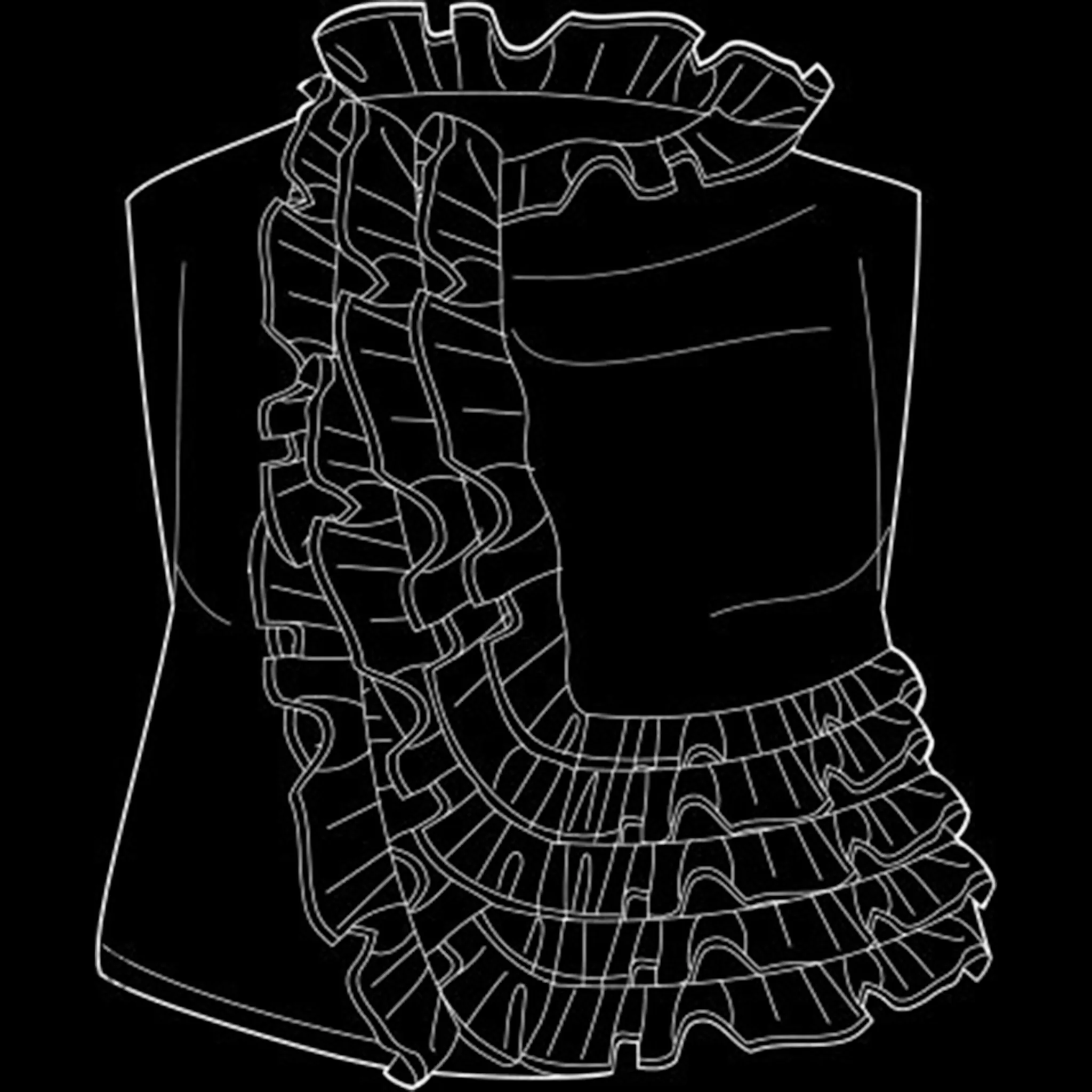Clothing Line brush 39 of 60 — Procreate stamp preview