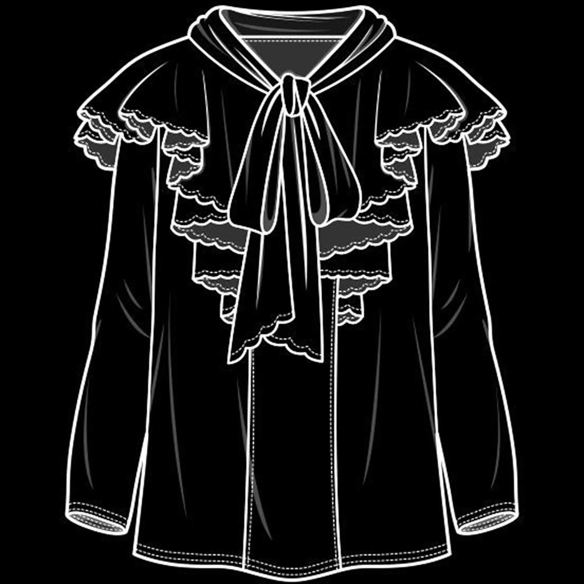 Clothing Line brush 48 of 60 — Procreate stamp preview