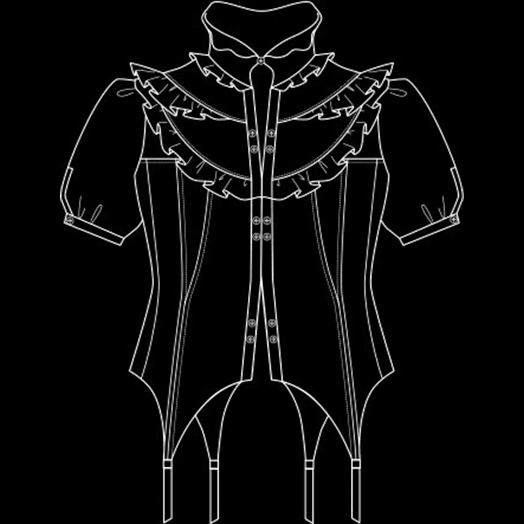 Clothing Line brush 49 of 60 — Procreate stamp preview