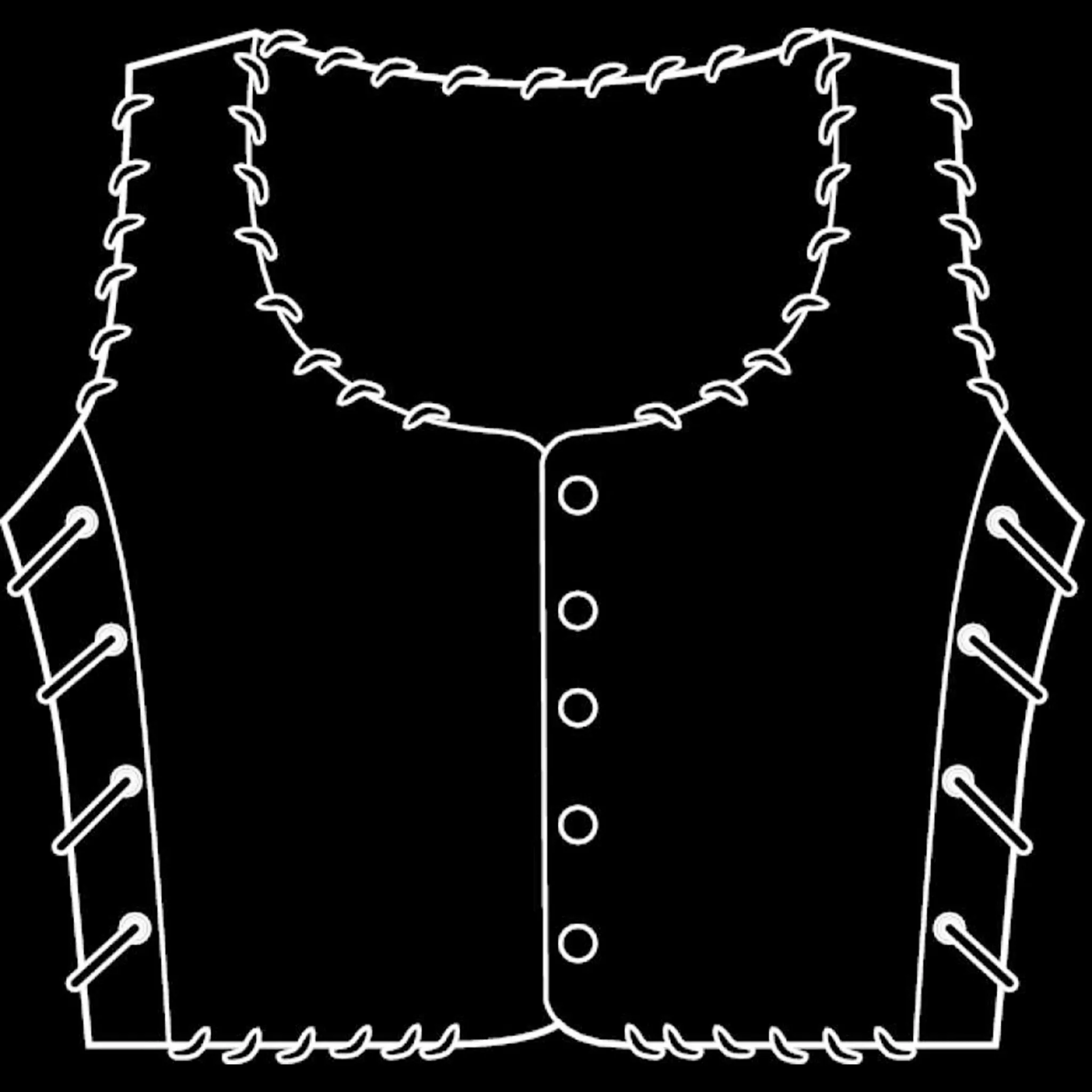 Clothing Line brush 54 of 60 — Procreate stamp preview
