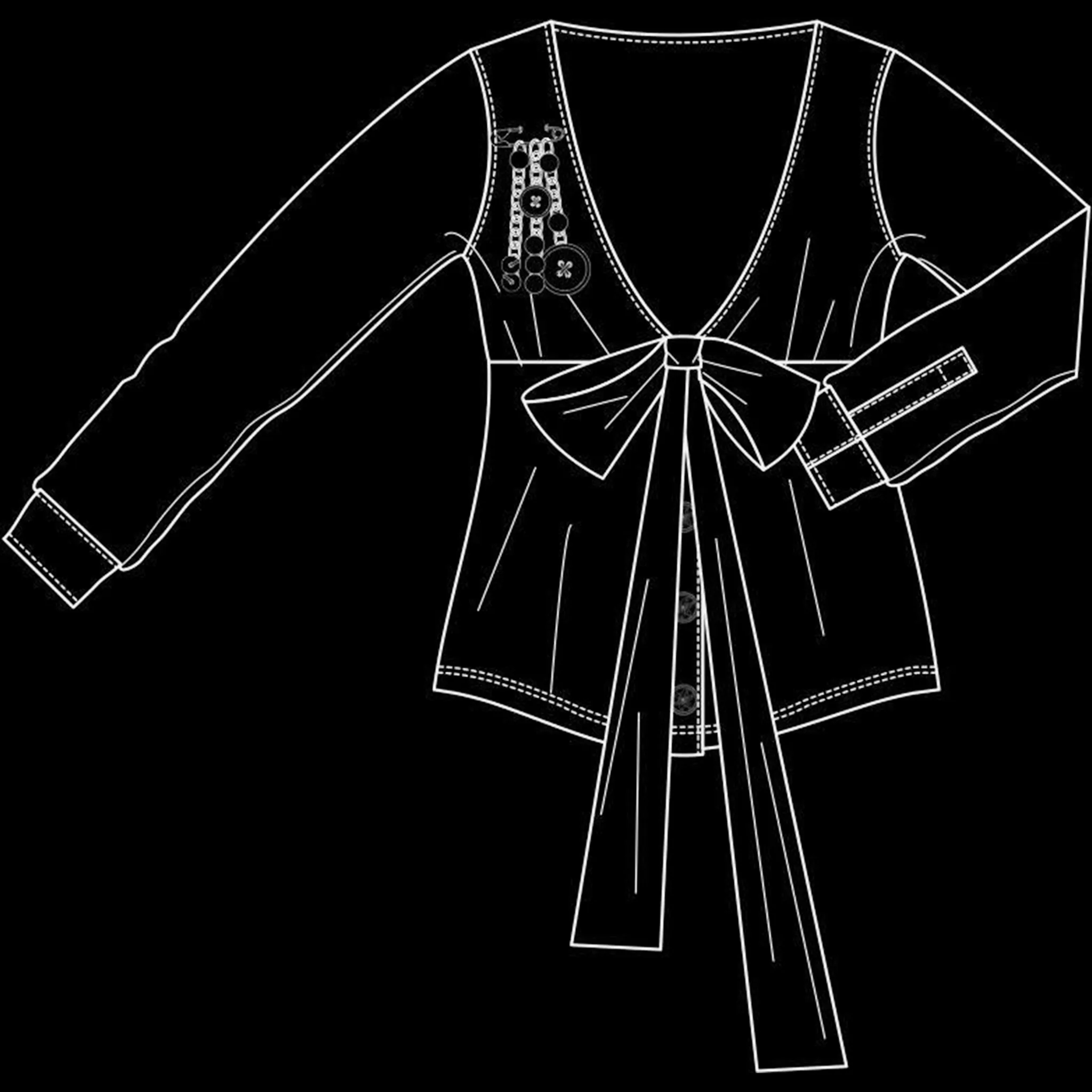 Clothing Line brush 56 of 60 — Procreate stamp preview
