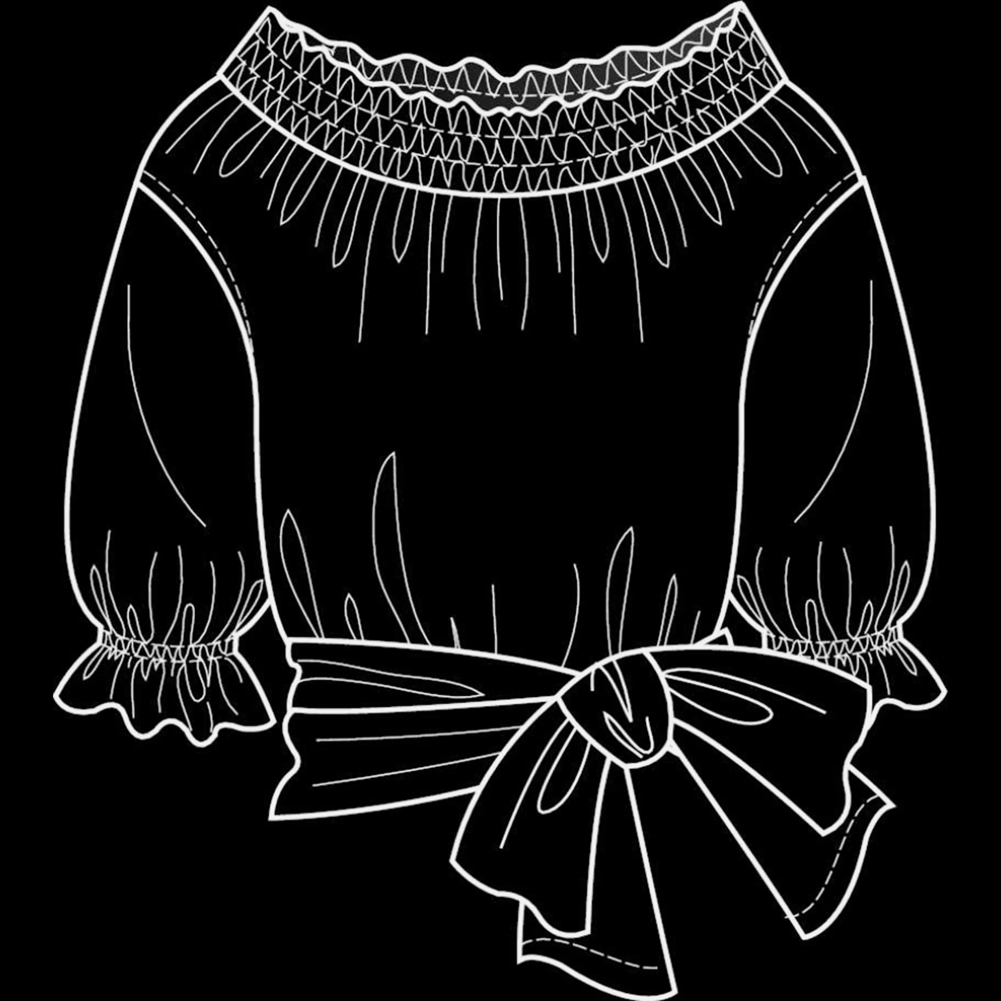 Clothing Line brush 60 of 60 — Procreate stamp preview
