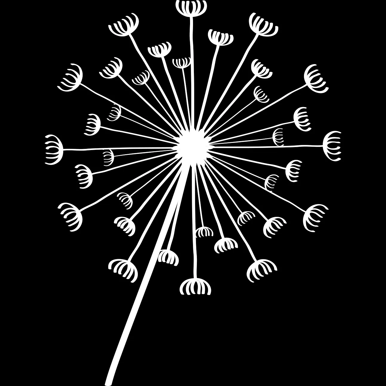Dandelion Builder brush 31 of 46 — Procreate stamp preview
