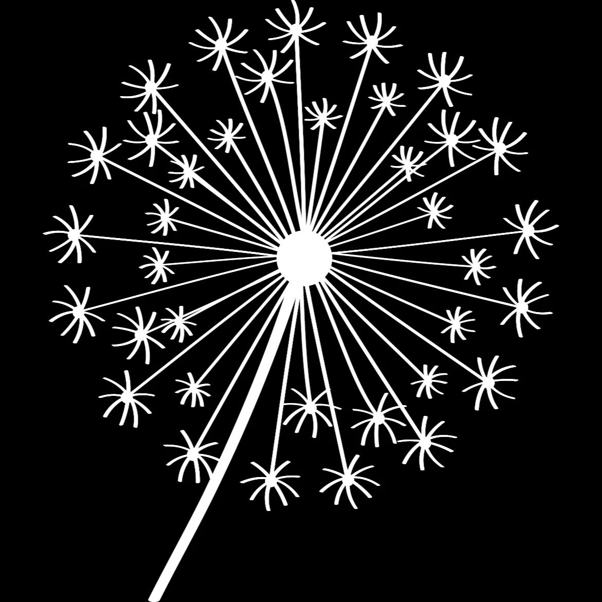 Dandelion Builder brush 32 of 46 — Procreate stamp preview