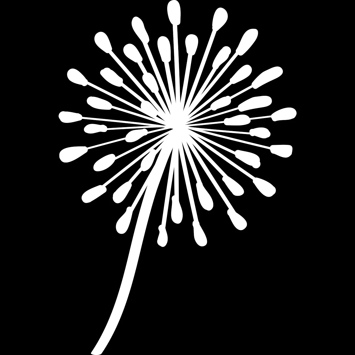 Dandelion Builder brush 33 of 46 — Procreate stamp preview