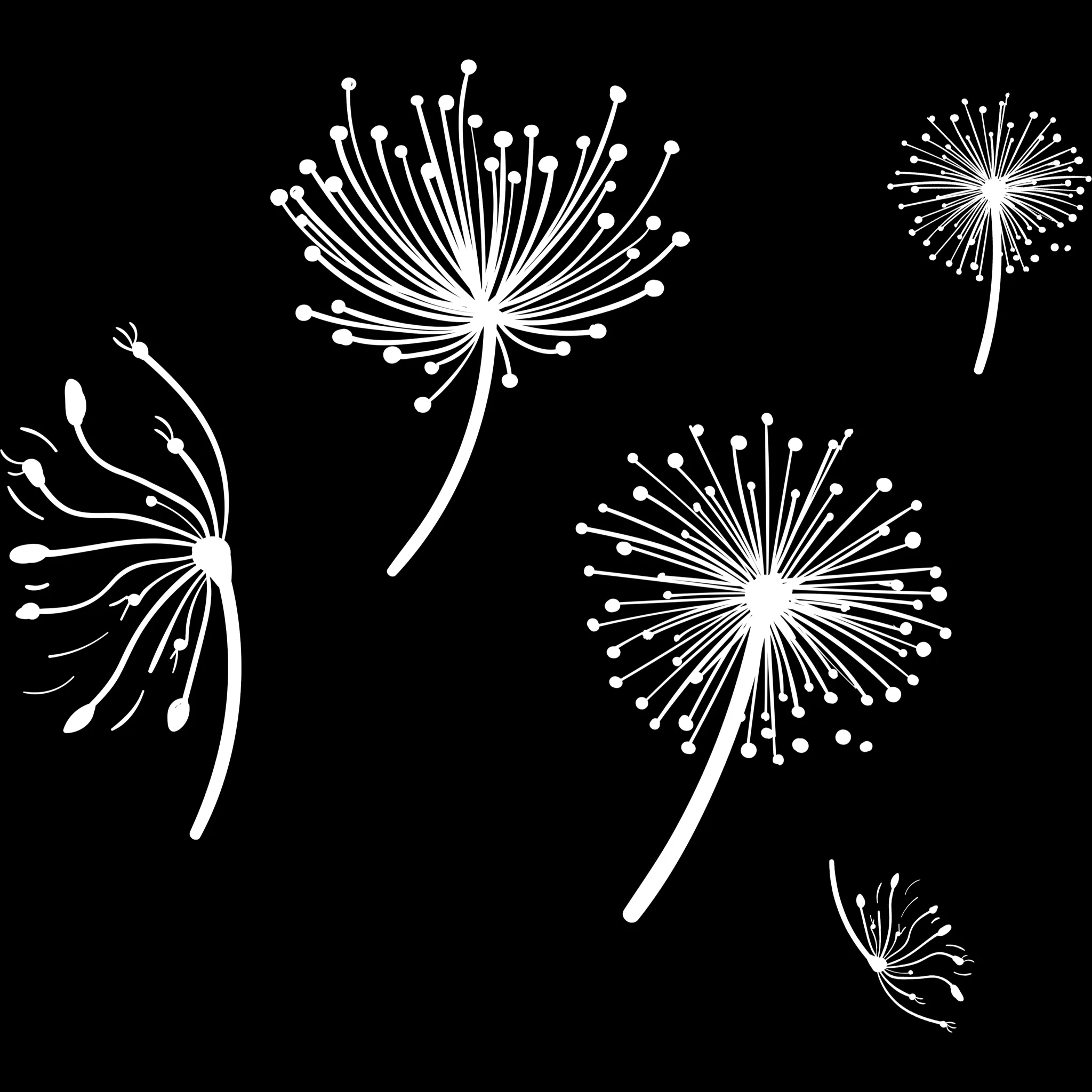 Dandelion Builder brush 38 of 46 — Procreate stamp preview