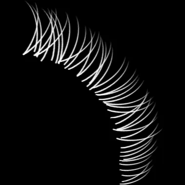 Eyelash Kit brush 35 of 46 — Procreate stamp preview