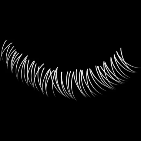 Eyelash Kit brush 36 of 46 — Procreate stamp preview