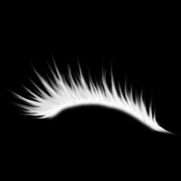Eyelash Kit brush 38 of 46 — Procreate stamp preview