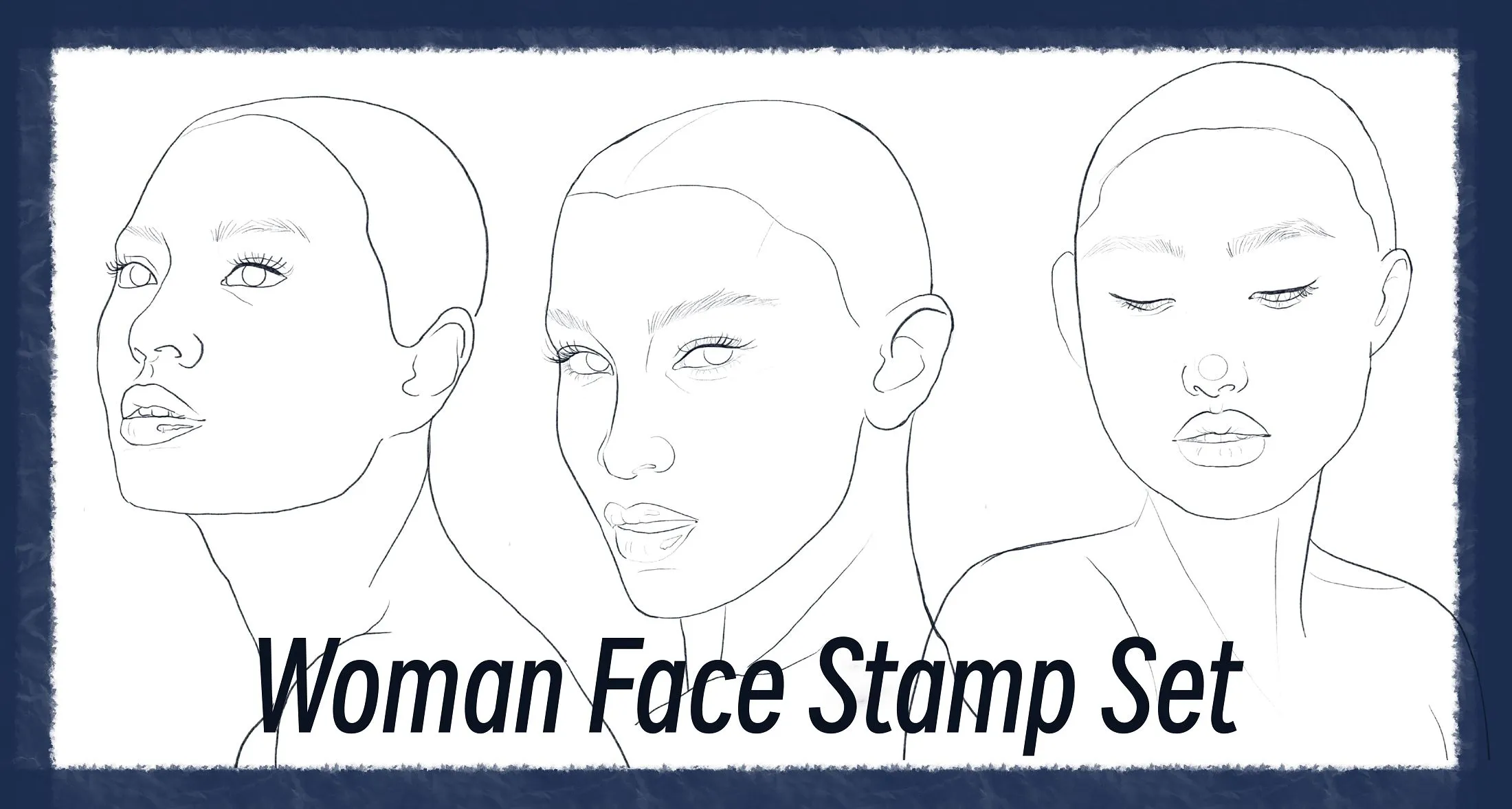 Face Procreate brush set — 10 brushes, portrait & skin