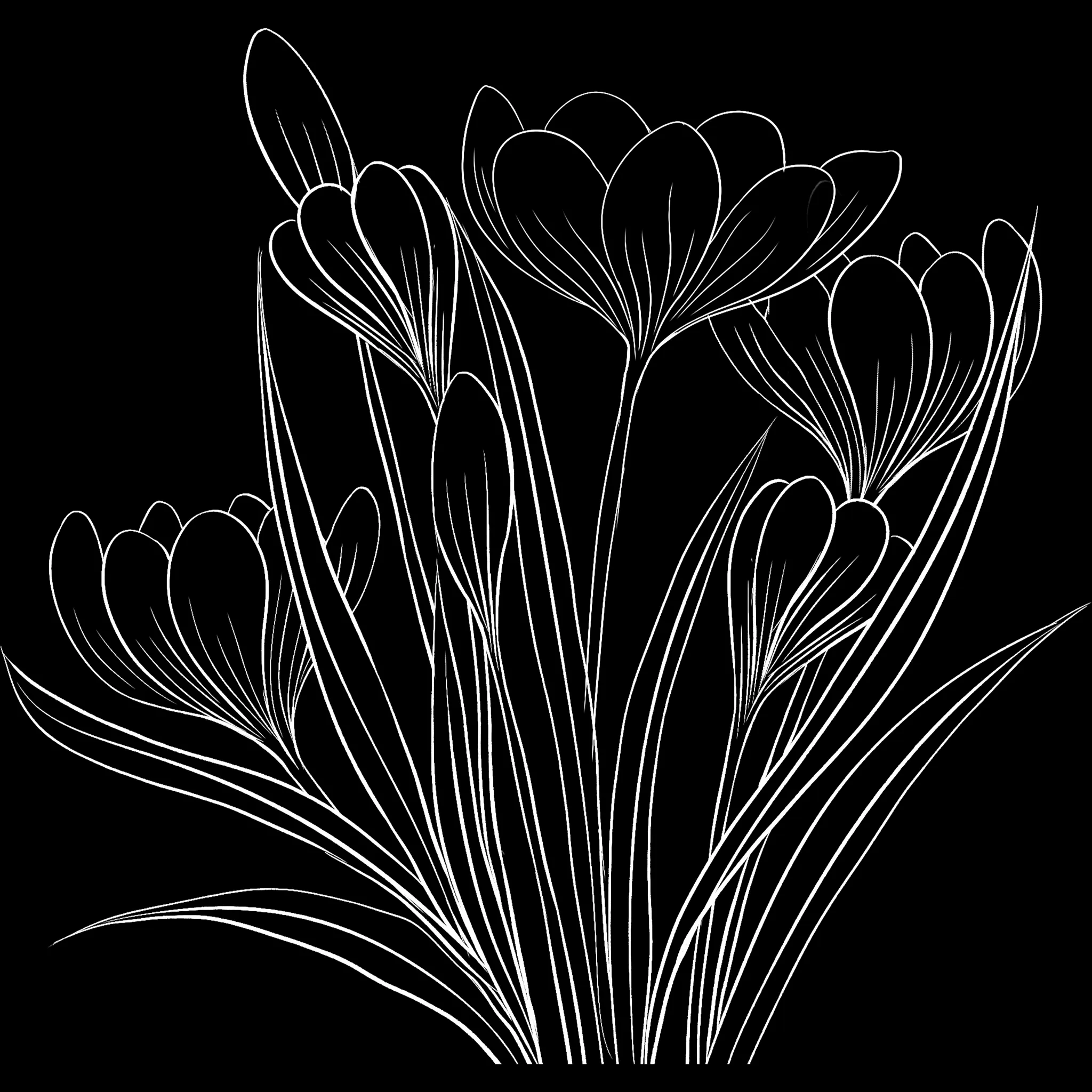 FlowerCraft brush 20 of 40 — Procreate stamp preview
