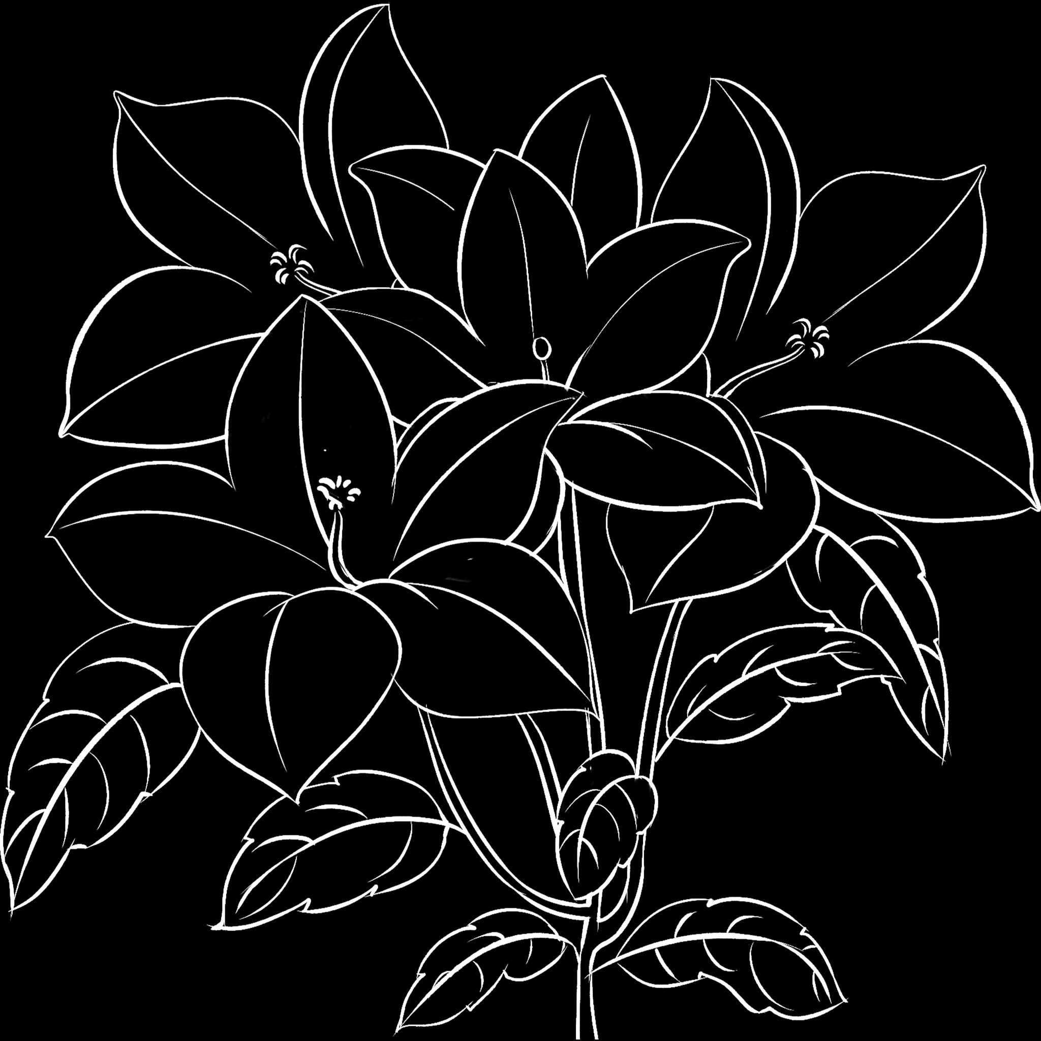 FlowerCraft brush 25 of 40 — Procreate stamp preview