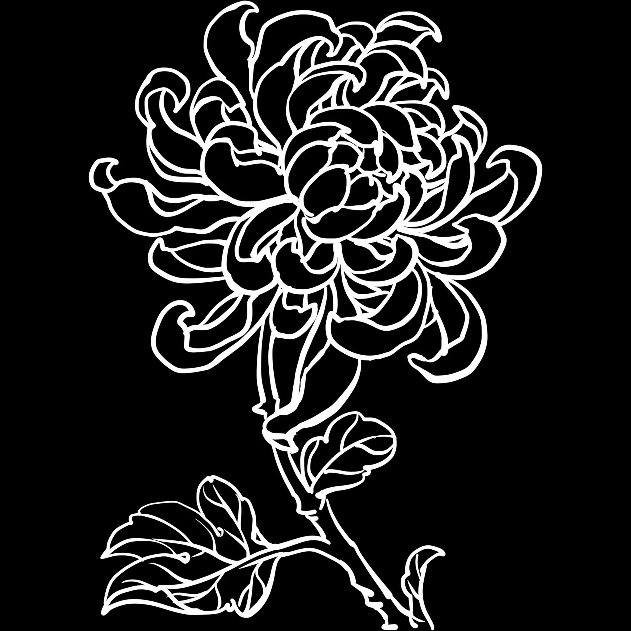 FlowerCraft brush 32 of 40 — Procreate stamp preview