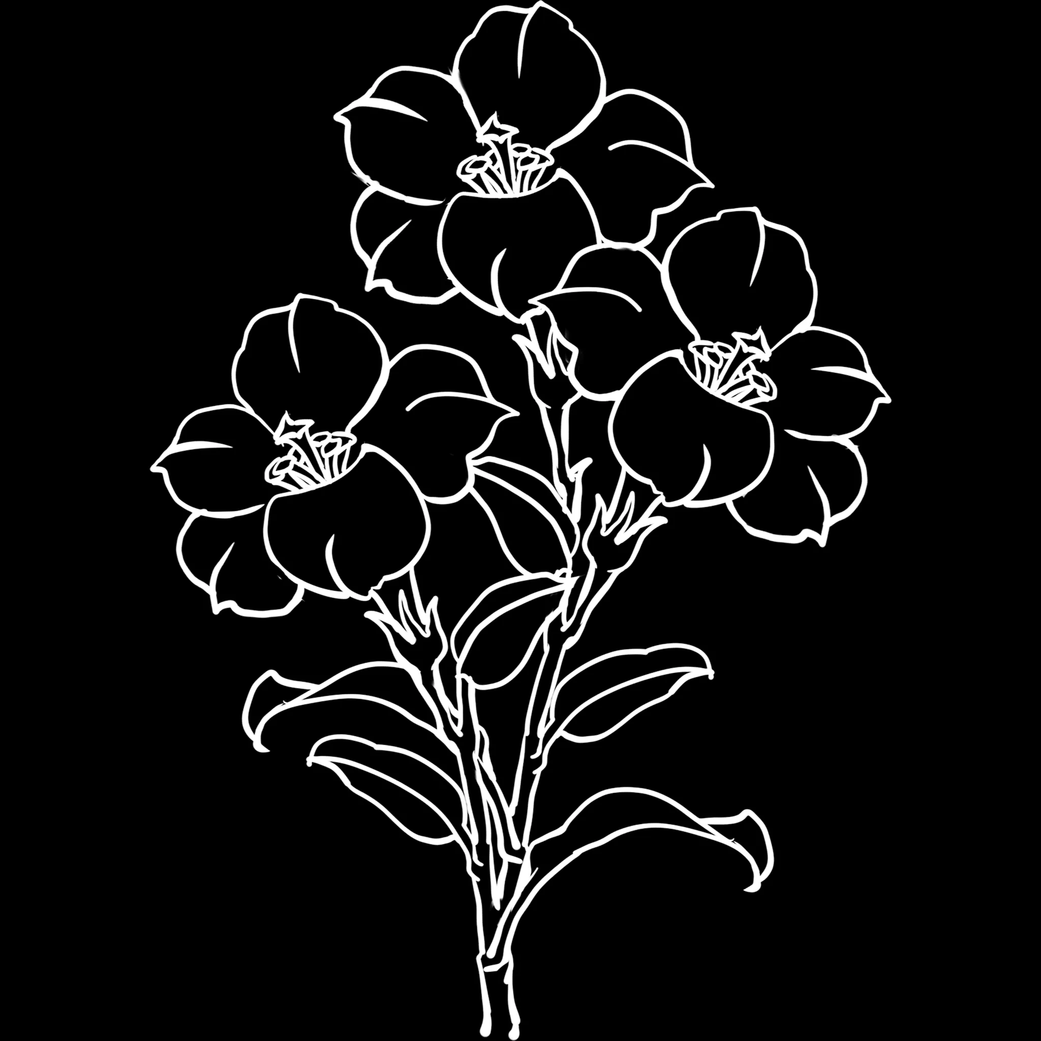 FlowerCraft brush 34 of 40 — Procreate stamp preview