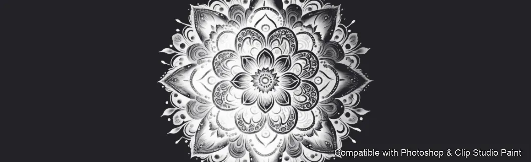 Ink Vault brush 16 of 50 — Photoshop & Clip Studio Paint .abr preview