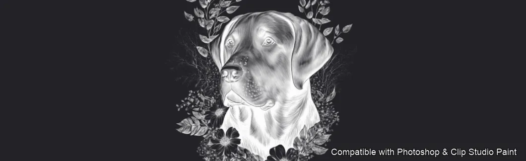 Ink Vault brush 22 of 50 — Photoshop & Clip Studio Paint .abr preview
