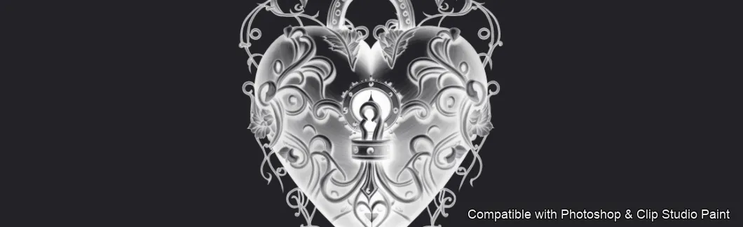 Ink Vault brush 32 of 50 — Photoshop & Clip Studio Paint .abr preview