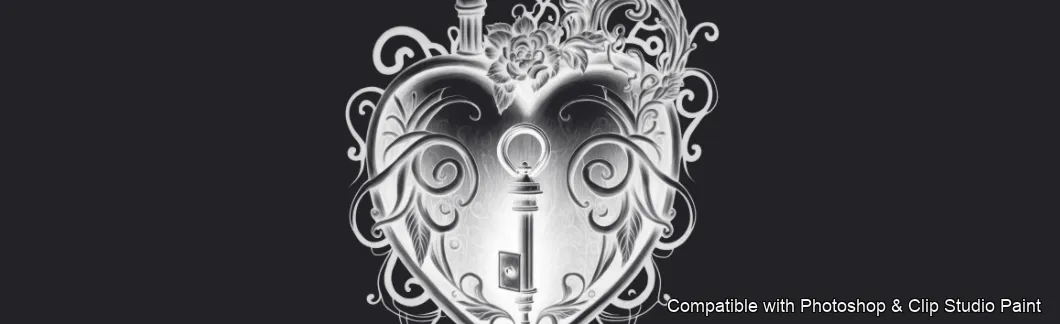 Ink Vault brush 34 of 50 — Photoshop & Clip Studio Paint .abr preview