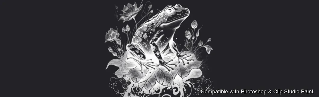 Ink Vault brush 39 of 50 — Photoshop & Clip Studio Paint .abr preview
