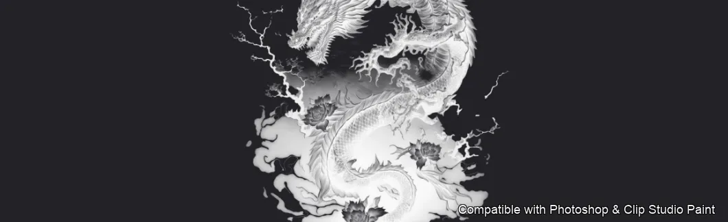 Ink Vault brush 42 of 50 — Photoshop & Clip Studio Paint .abr preview