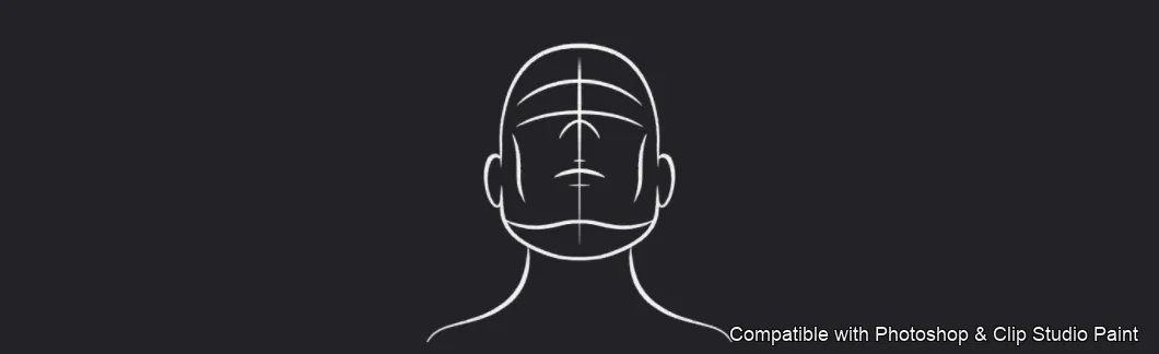Male Head Lab brush 24 of 34 — Photoshop & Clip Studio Paint .abr preview