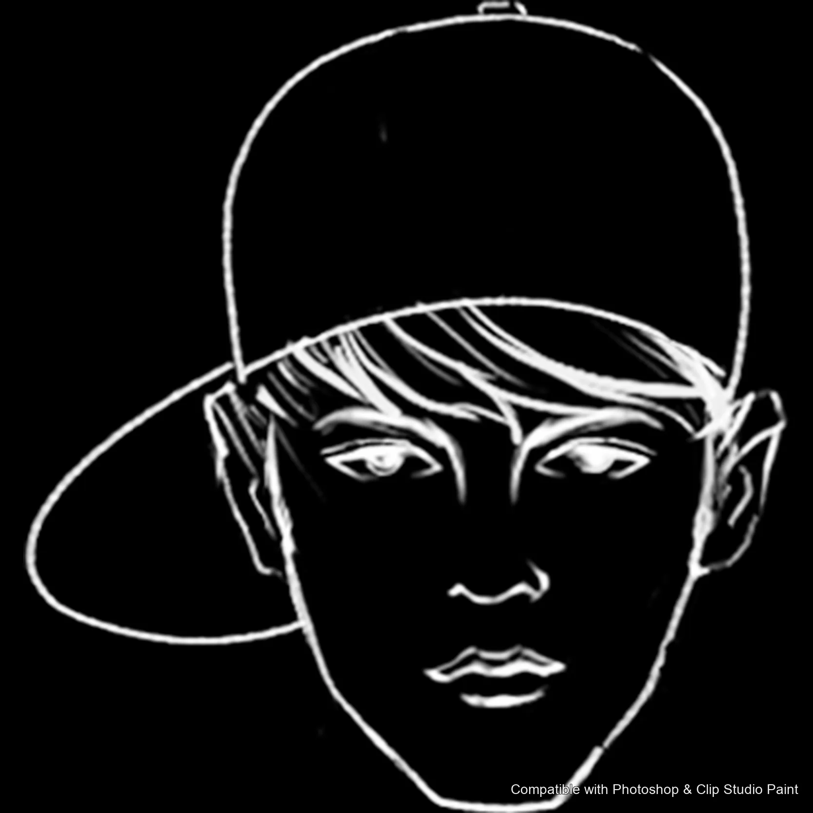 Pose Studio brush 23 of 54 — Photoshop & Clip Studio Paint .abr preview