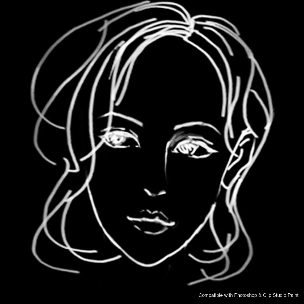Pose Studio brush 54 of 54 — Photoshop & Clip Studio Paint .abr preview