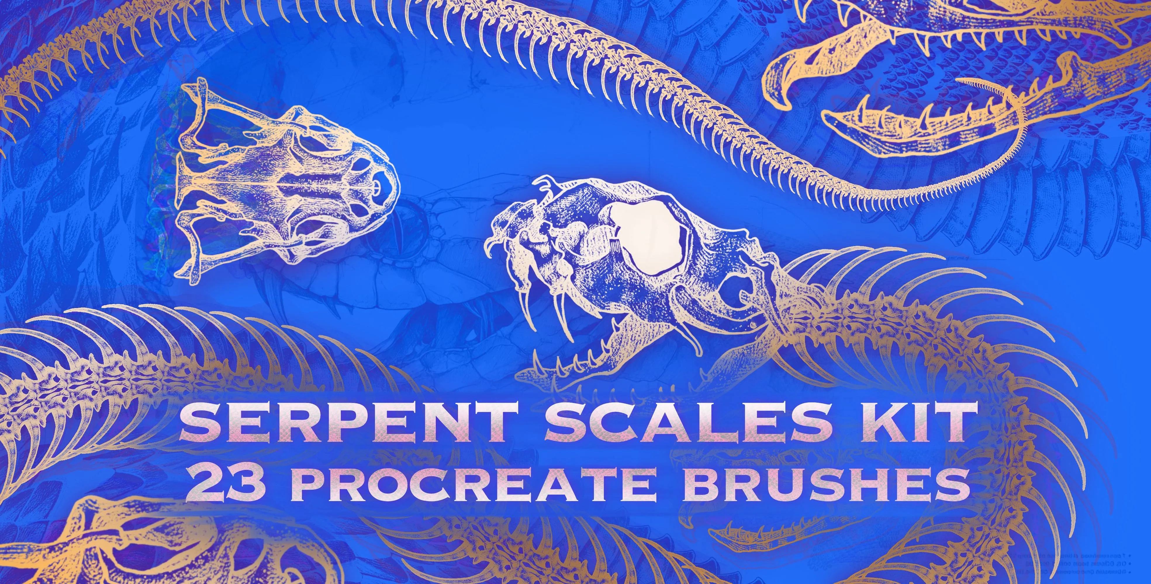 Serpent Scales Kit Procreate brush collection