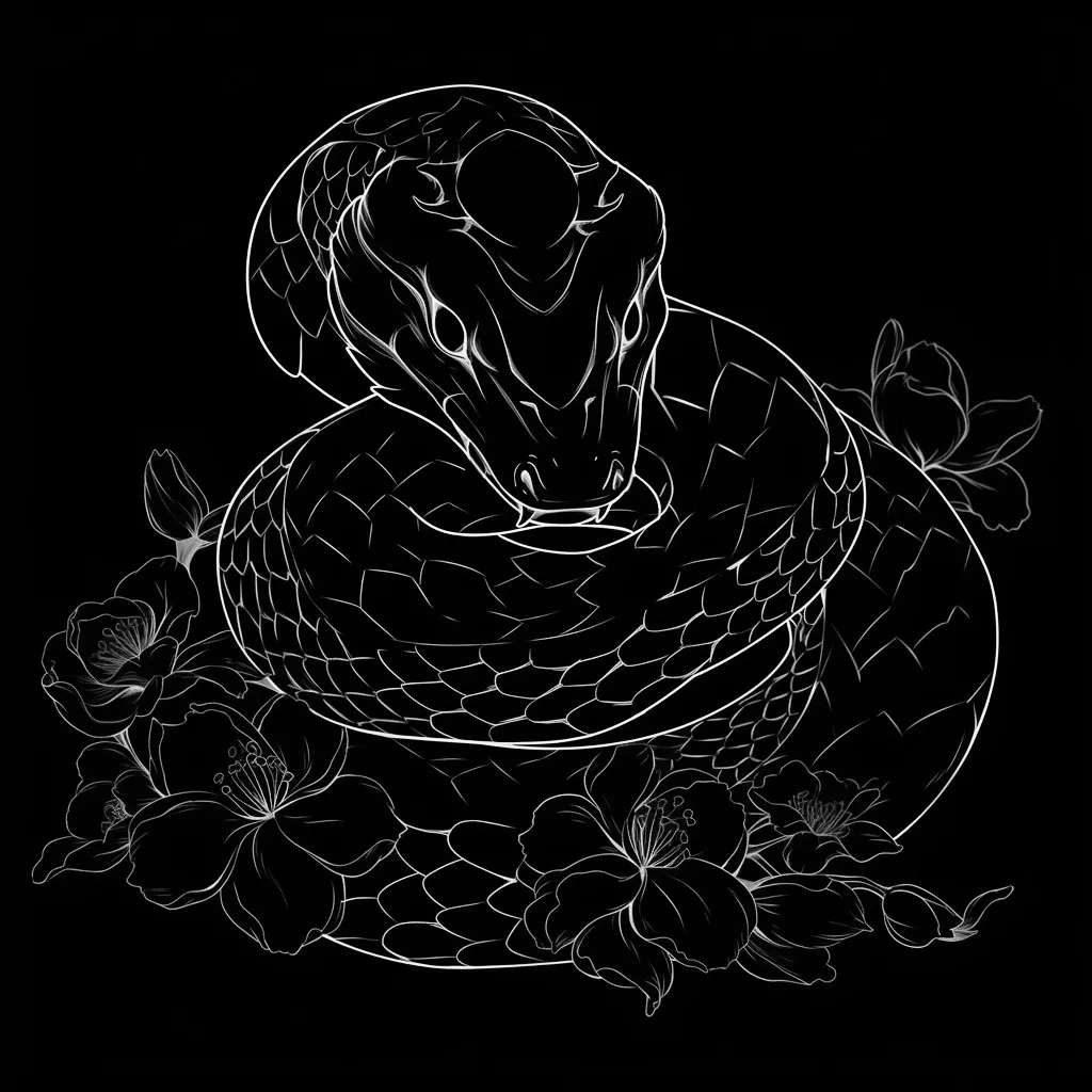 Snake Kit brush 19 of 100 — Procreate stamp preview