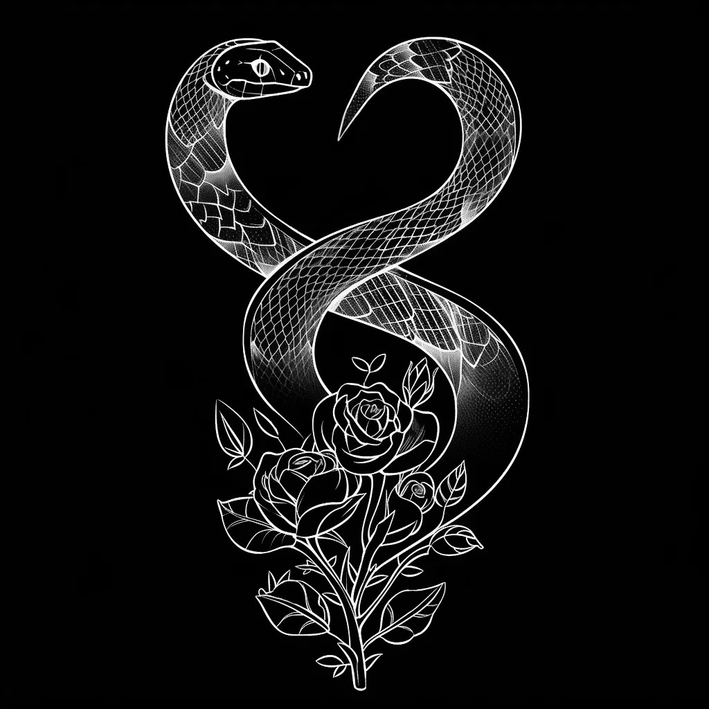 Snake Kit brush 21 of 100 — Procreate stamp preview